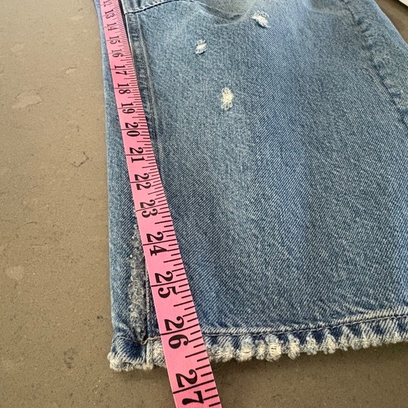 We The Free Moxie Pull-On Barrel Jeans Sz 29 Low Slung DrawstringFP Patch NWOT - Picture 13 of 13